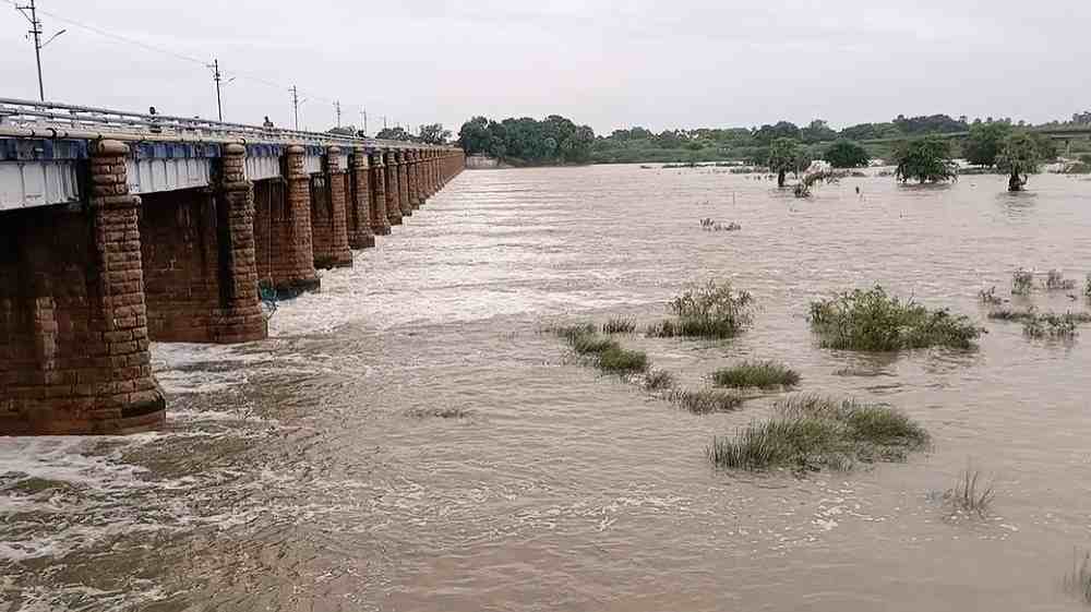தாமிரபரணி ஆற்றில் வெள்ள பெருக்கு  அபாய எச்சரிக்கை - கலெக்டர் தகவல் 