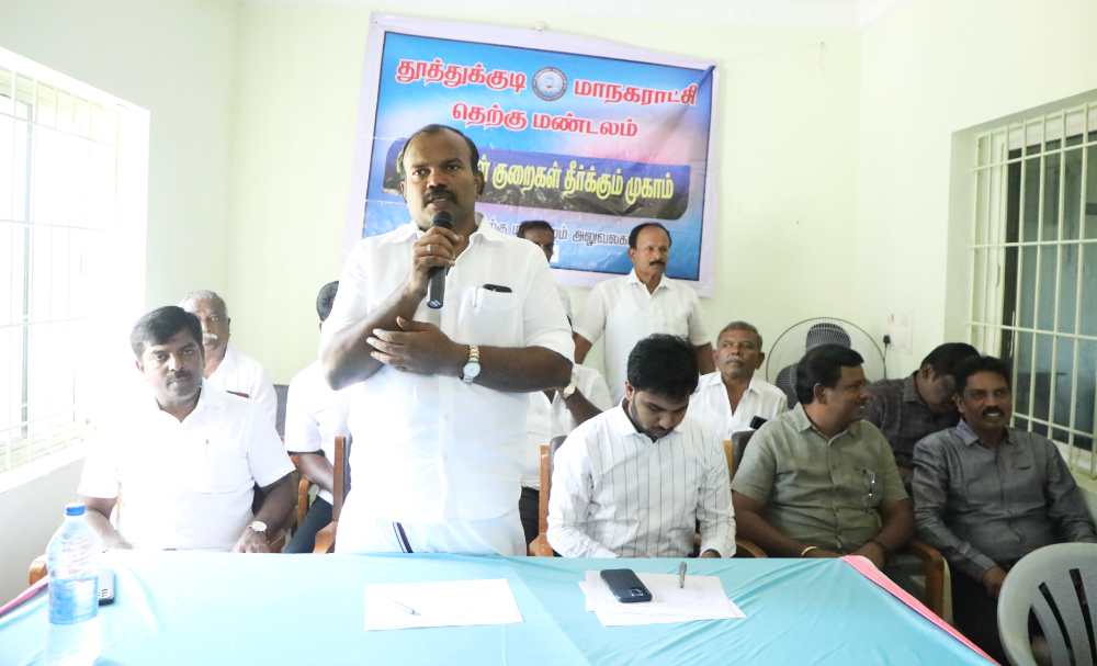 கொடுத்த வாக்குறுதியை 60 வார்டு பகுதியிலும் நிறைவேற்றுவேன்- தெற்கு மண்டலத்தில் நடைபெற்ற குறைதீா்க்கும் முகாமில் மேயர் ஜெகன் பொியசாமி பெருமிதம்