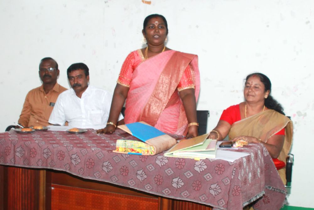 தூத்துக்குடி ஊராட்சி ஓன்றியக் குழு கூட்டத்தில் முதலமைச்சர் துணை முதலமைச்சருக்கு பாராட்டு 