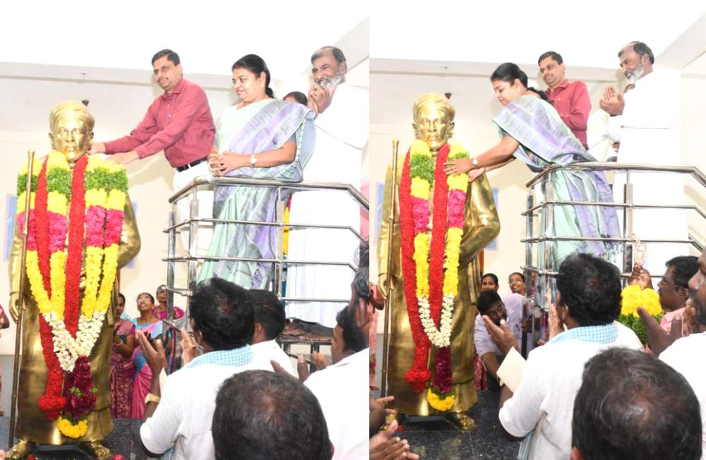 தமிழ் வளர்த்த பேரறிஞர் வீரமா முனிவரின் 344வது பிறந்தநாளை முன்னிட்டு அவரது திருவுருவச் சிலைக்கு அமைச்சர், ஆட்சியர் மரியாதை 
